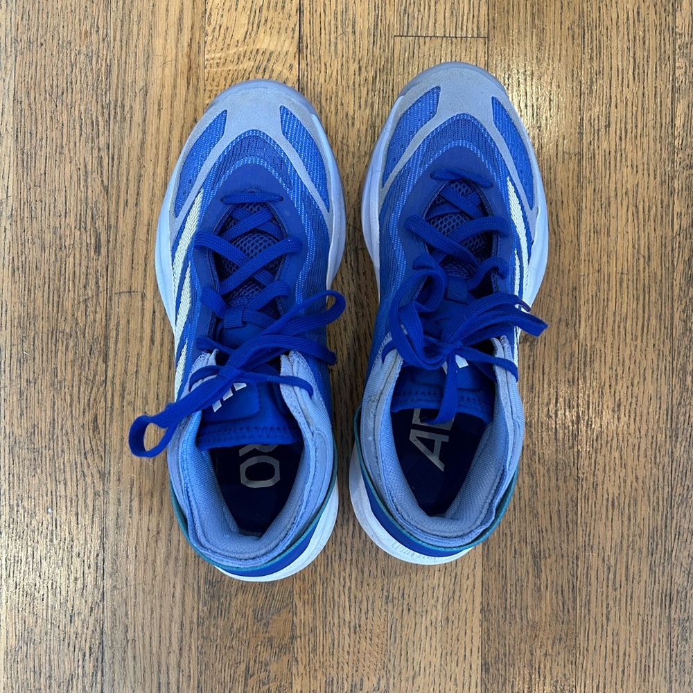 adidas Adizero Royal Blue and Light Blue Basketball Sneaker